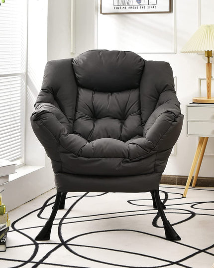 Modern Lazy Chair, Accent Contemporary Lounge Chair - Giantex