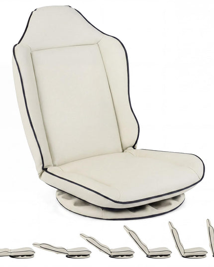 Giantex 360° Swivel Floor Gaming Chair with 5-Level Adjustable Backrest