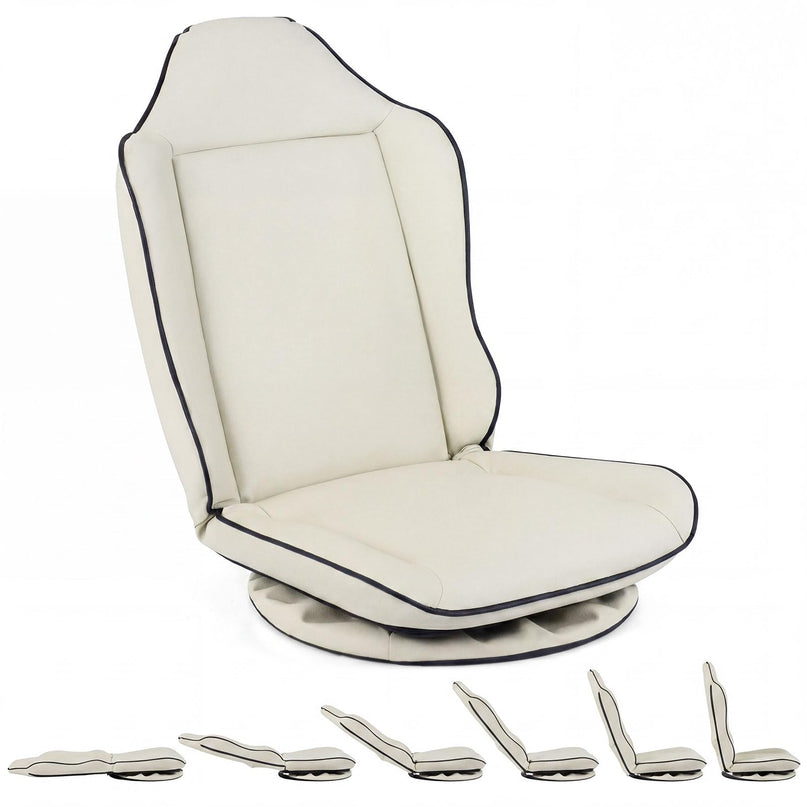 Giantex 360° Swivel Floor Gaming Chair with 5-Level Adjustable Backrest