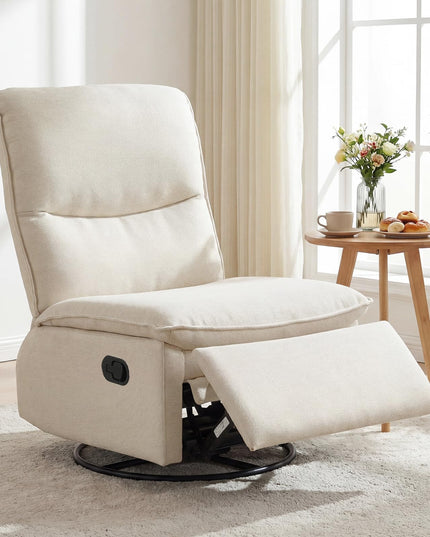Giantex Swivel Rocking Recliner 360° Reclining Rocker Chair with Adjustable Cushioned Back