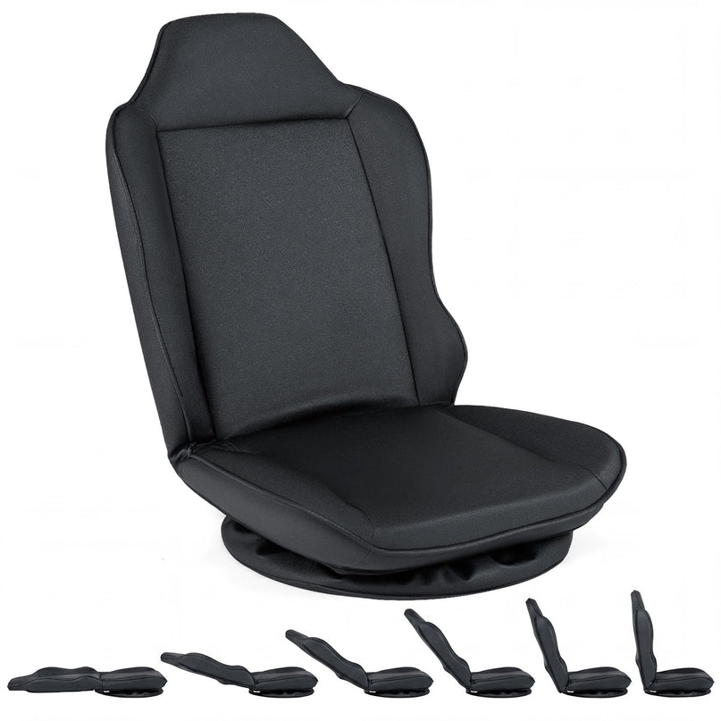 Giantex 360° Swivel Floor Gaming Chair with 5-Level Adjustable Backrest