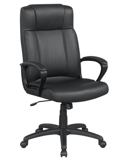 Giantex Faux Leather Office Chair Computer Desk Chair with Rocking Function