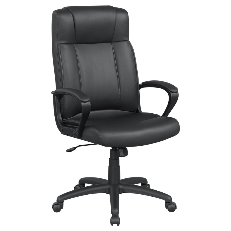 Giantex Faux Leather Office Chair Computer Desk Chair with Rocking Function