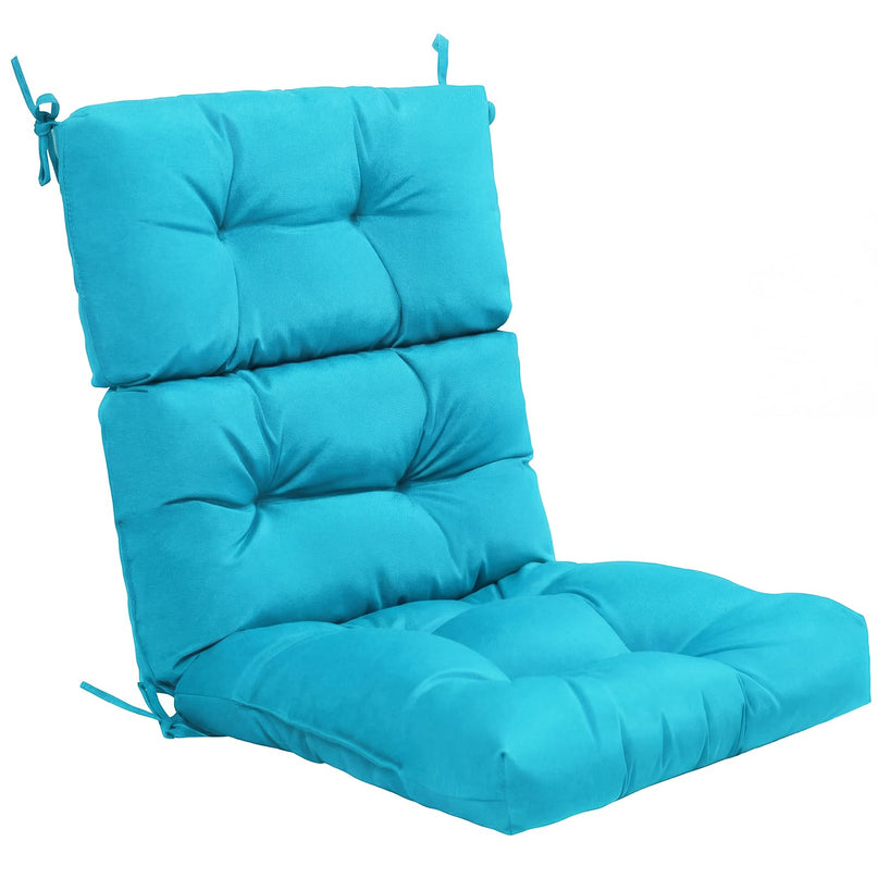 Giantex 4.5 Tufted Outdoor Patio Chair Cushion with 4 String Ties one and two pack