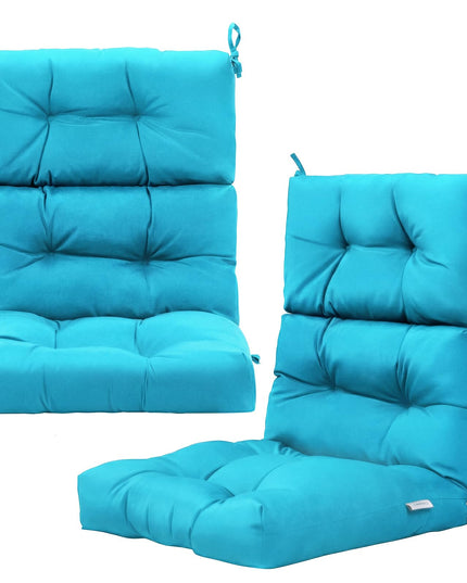 Giantex 4.5 Tufted Outdoor Patio Chair Cushion with 4 String Ties one and two pack