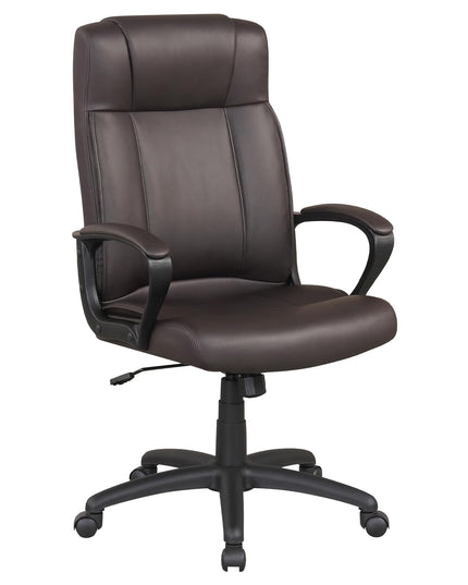 Giantex Faux Leather Office Chair Computer Desk Chair with Rocking Function