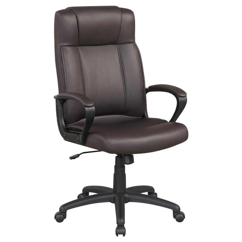 Giantex Faux Leather Office Chair Computer Desk Chair with Rocking Function