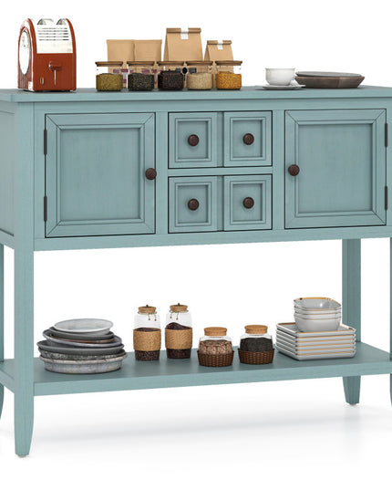 Buffet de salle à manger Giantex avec rangement, buffet en bois de 107 cm