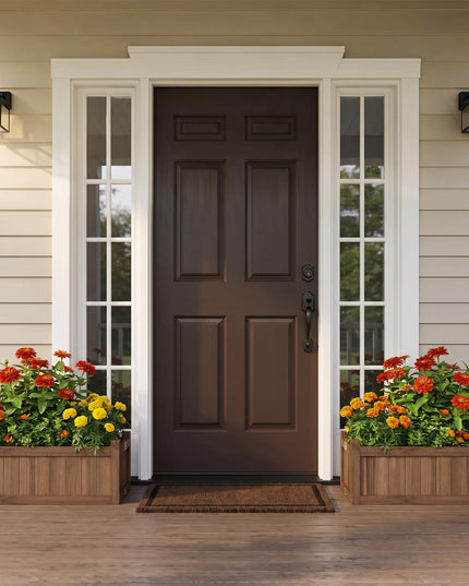 GIANTEX 27.5" Wooden Planter Box Folding Raised Garden Bed