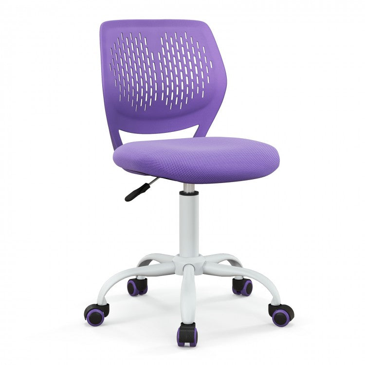 Giantex Kids Desk Chair, Children Armless Study Chair with Adjustable Height, for Girls Boys Teens