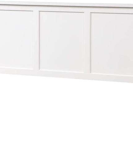 Giantex Wood Headboard, Flat Panel Headboard with Pre-drilled Holes for Height Adjustment