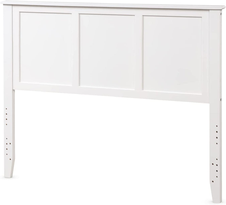 Giantex Wood Headboard, Flat Panel Headboard with Pre-drilled Holes for Height Adjustment