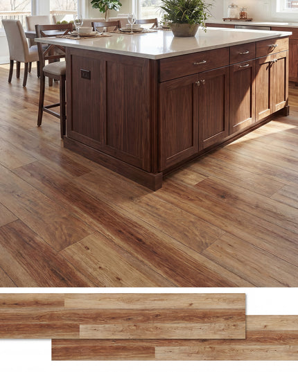 Giantex 24/48-Pack Vinyl Flooring Planks 36" x 6" 36/72 Sq.Ft