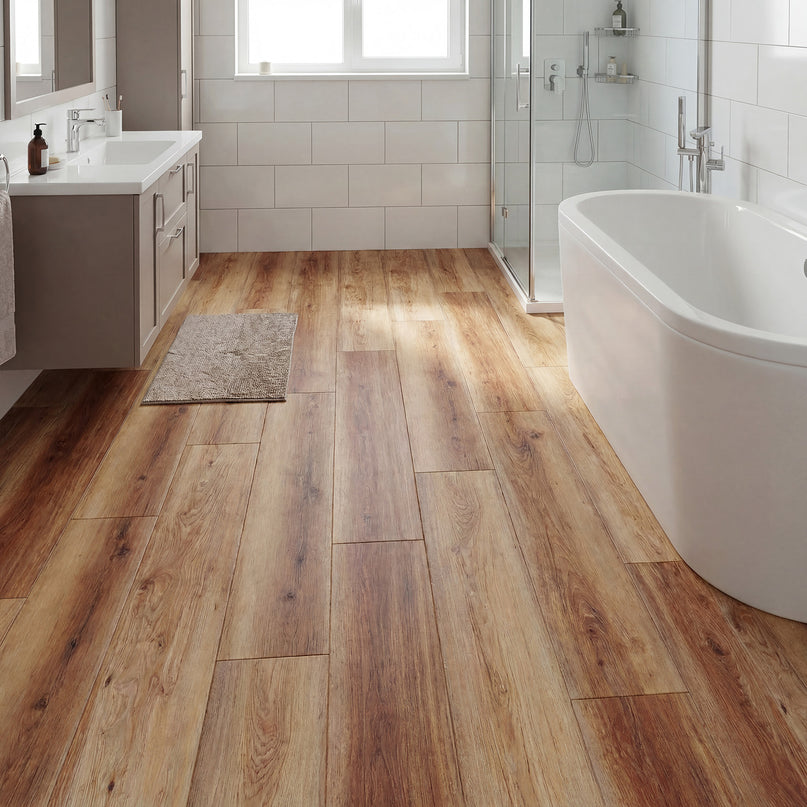 Giantex 24/48-Pack Vinyl Flooring Planks 36" x 6" 36/72 Sq.Ft