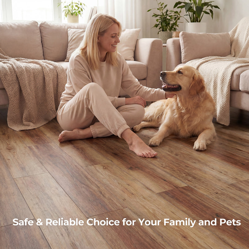 Giantex 24/48-Pack Vinyl Flooring Planks 36" x 6" 36/72 Sq.Ft