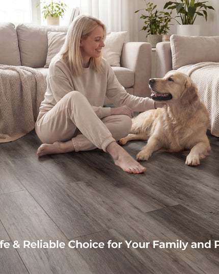 Giantex 24/48-Pack Vinyl Flooring Planks 36" x 6" 36/72 Sq.Ft