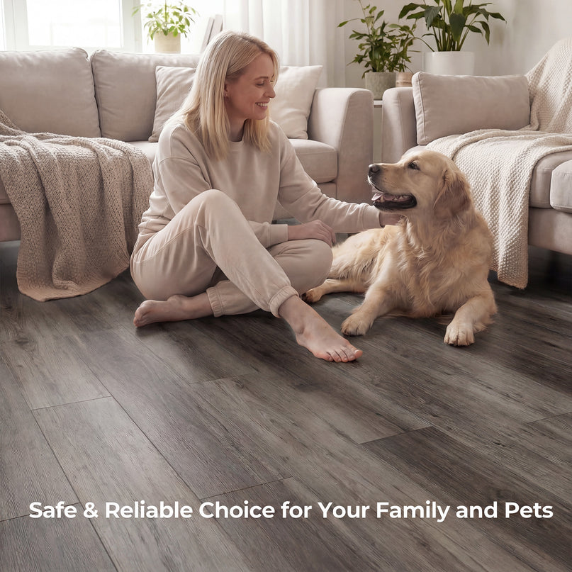 Giantex 24/48-Pack Vinyl Flooring Planks 36" x 6" 36/72 Sq.Ft
