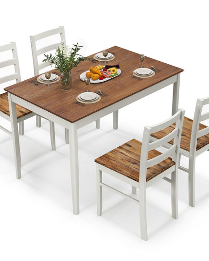 5-Piece Dining Set of 4 - Giantex