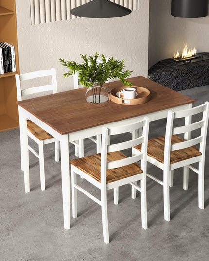 5-Piece Dining Set of 4 - Giantex