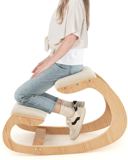 Giantex Ergonomic Kneeling Chair, Posture Chair for Desk with Cushion