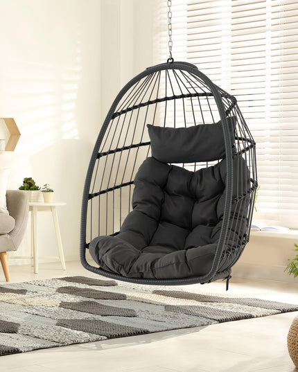 Giantex Foldable Hanging Egg Chair - Egg Swing Hammock Chair