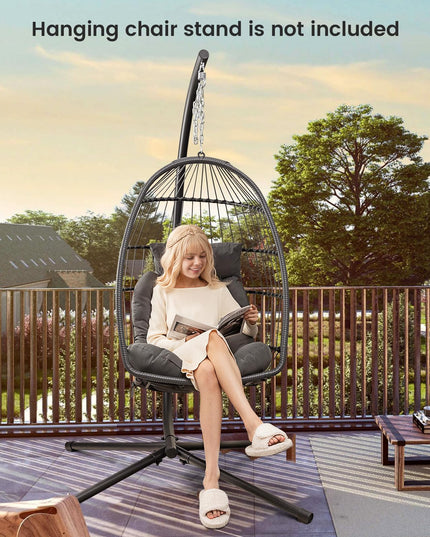 Giantex Foldable Hanging Egg Chair - Egg Swing Hammock Chair