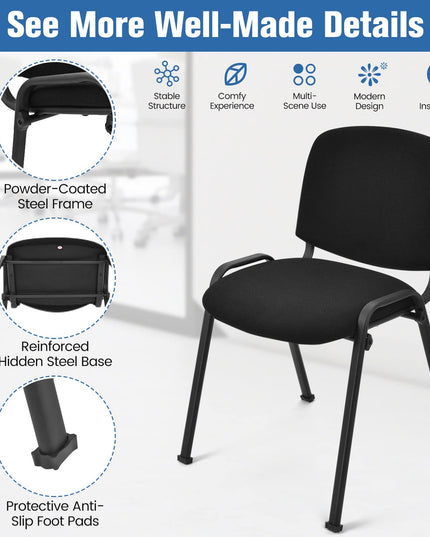 Conference Chair Elegant Design Stackable Office