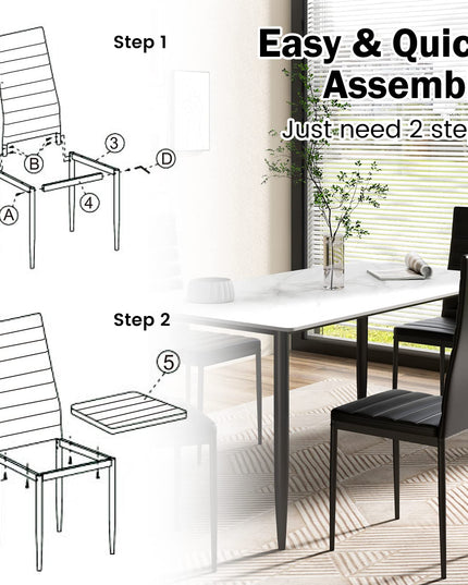 Giantex Set of 6 Dining Chairs