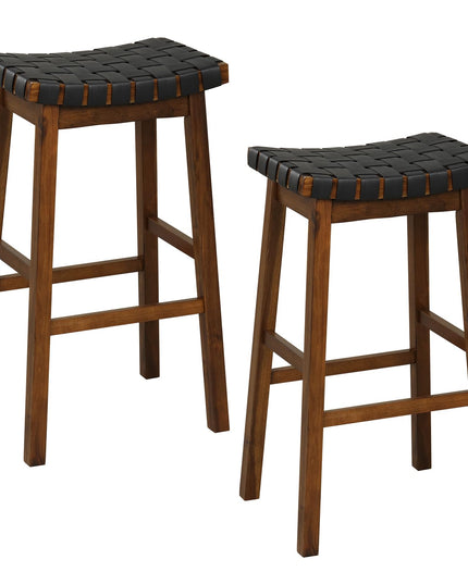 Giantex Woven Saddle Stools Set of 2