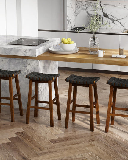 Giantex Woven Saddle Stools Set of 2