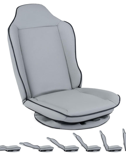 Giantex 360° Swivel Floor Gaming Chair with 5-Level Adjustable Backrest