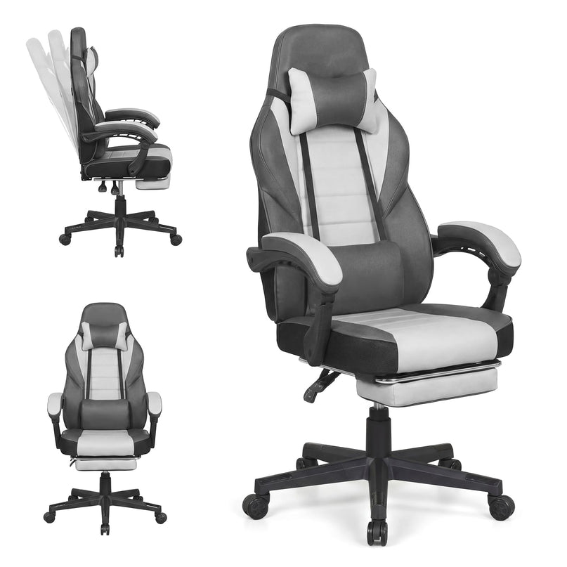 Giantex Height Adjustable 360° Swivel Gaming Chair for Home Office