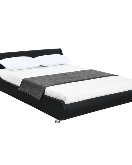 Giantex Bed Frame, Upholstered Mattress Foundation with Adjustable Headboard (Full/Queen)