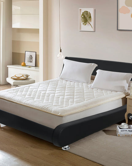 Giantex Bed Frame, Upholstered Mattress Foundation with Adjustable Headboard (Full/Queen)