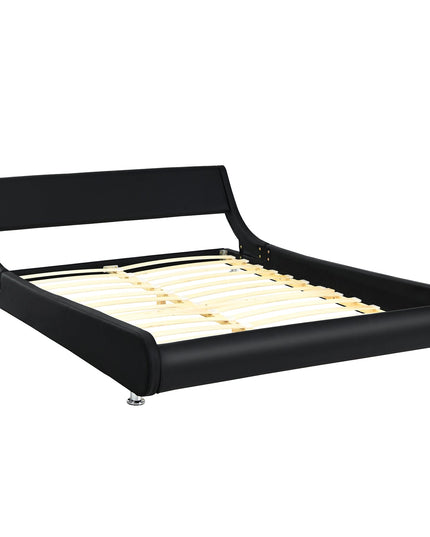 Giantex Bed Frame, Upholstered Mattress Foundation with Adjustable Headboard (Full/Queen)