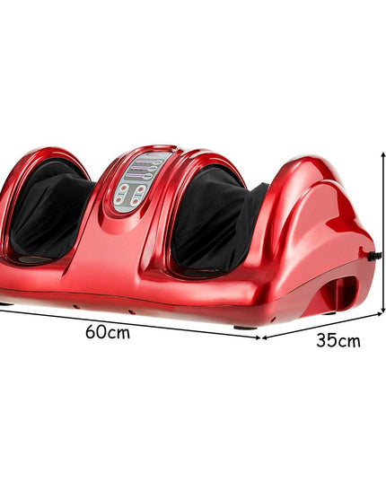 Giantex Nerve Pain Therapy Spa Gift Deep Kneading Rolling Massage for Leg Calf Ankle, Burgundy/Red/Black/Gray - Giantexus