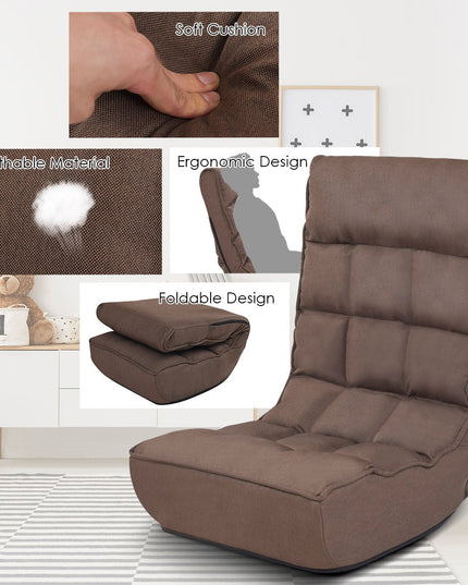 Giantex Folding Floor Gaming Chair