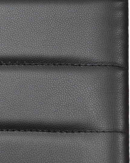 Giantex Set of 4 PU Leather Dining Side Chairs with Padded Seat Foot Cap