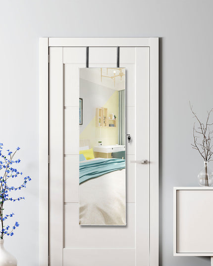 Wall Door Jewelry Armoire Cabinet with Full-Length Mirror