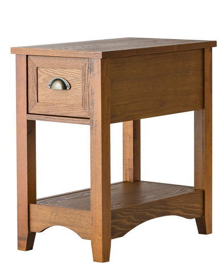 Chair Side End Table with Drawer - Giantexus