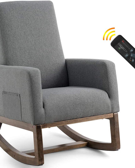 Giantex Rocking Chair Upholstered Living Room Chair