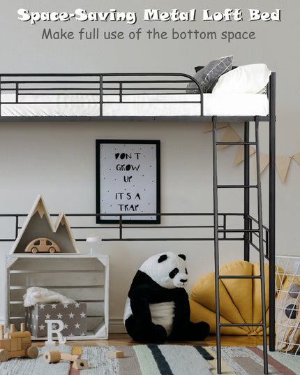 Giantex Heavy Duty Twin Loft Bed with Ladder