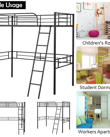 Giantex Heavy Duty Twin Loft Bed with Ladder