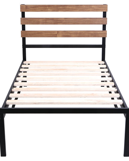 Easy Assembly Twin Metal Bed Frame No Box Spring Needed