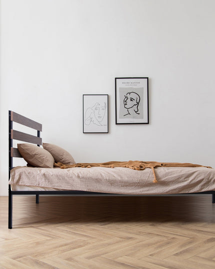Easy Assembly Twin Metal Bed Frame No Box Spring Needed