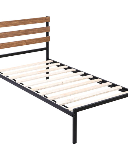 Easy Assembly Twin Metal Bed Frame No Box Spring Needed