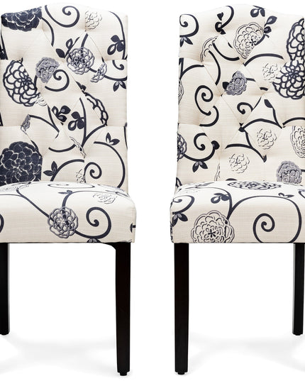Giantex Parsons Chairs, Uphostered Kitchen Dining Chairs w/Wood Legs