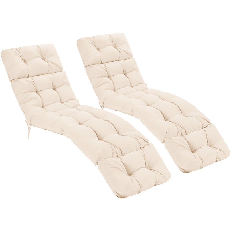 Giantex Set of 1/2/4 Lounge Chair Cushion(73X22X4 Inch)