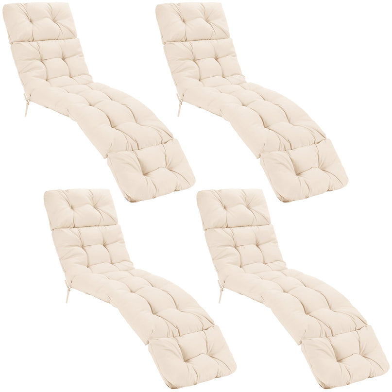 Giantex Set of 1/2/4 Lounge Chair Cushion(73X22X4 Inch)