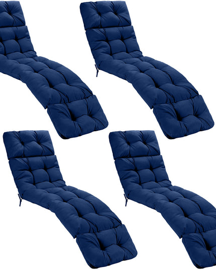 Giantex Set of 1/2/4 Lounge Chair Cushion(73X22X4 Inch)